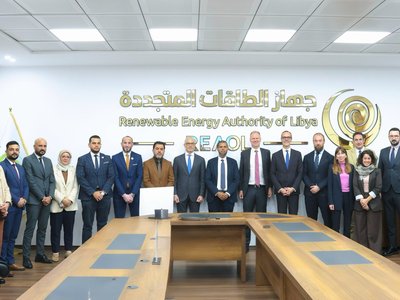 جهاز الطاقات المتجددة يبحث مع وفد المفوضية الأوروبية سبل تعزيز التعاون في مشاريع الطاقات المتجددة وكفاءة الطاقة