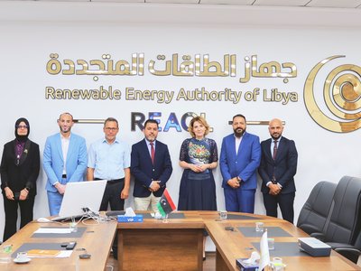 اجتماع تنسيقي مع برنامج الأمم المتحدة الإنمائي لدعم مشاريع الطاقة النظيفة في ليبيا
